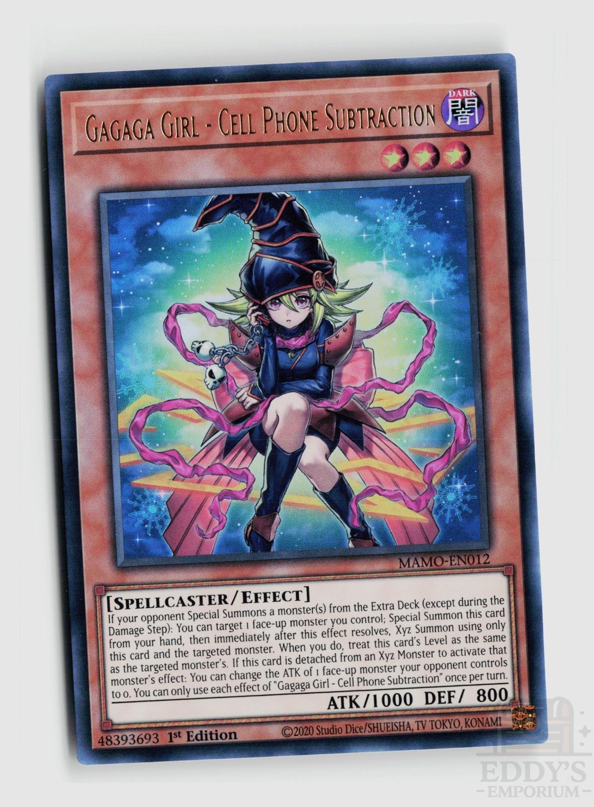 Gagaga Girl - Cell Phone Subtraction MAMO-EN012 Magnificent Monsters Yu-Gi-Oh 1st Edition NM
