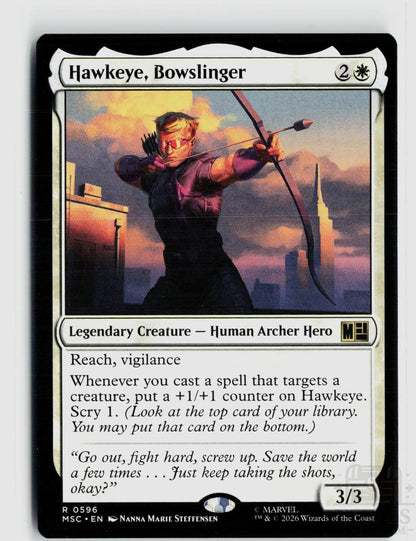 Hawkeye, Bowslinger 596 Commander: Marvel Super Heroes Magic: The Gathering