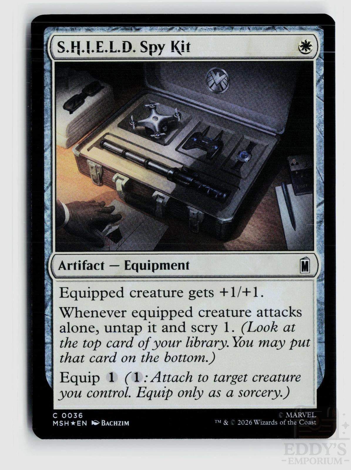 S.H.I.E.L.D. Spy Kit 36 Marvel Super Heroes Magic: The Gathering Foil Common