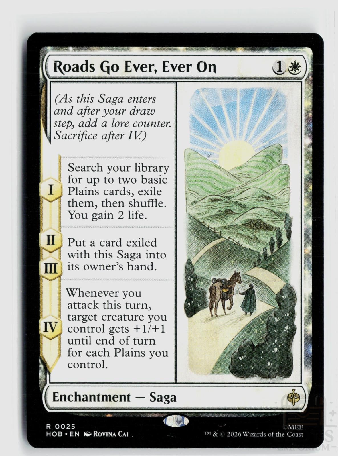 Roads Go Ever, Ever On 25 The Hobbit Magic: The Gathering Rare