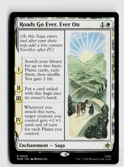 Roads Go Ever, Ever On 25 The Hobbit Magic: The Gathering Rare
