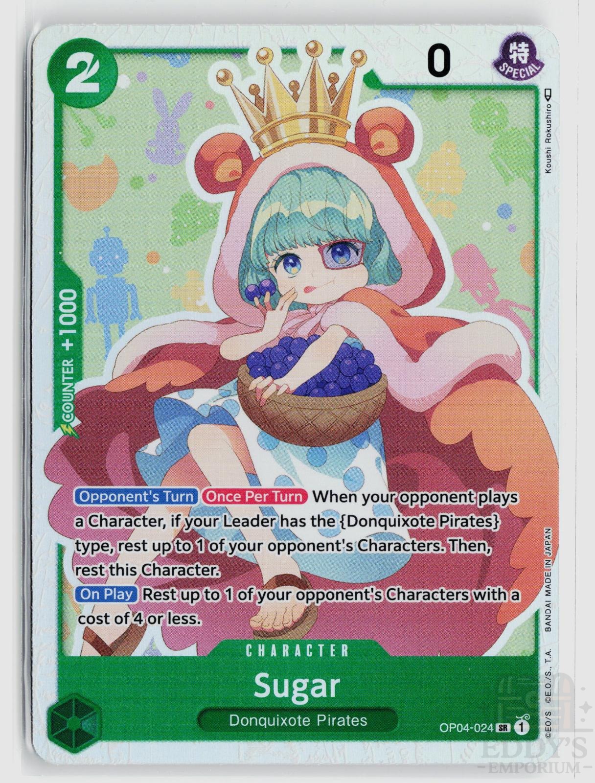 Sugar OP04-024 Kingdoms of Intrigue One Piece Foil Super Rare