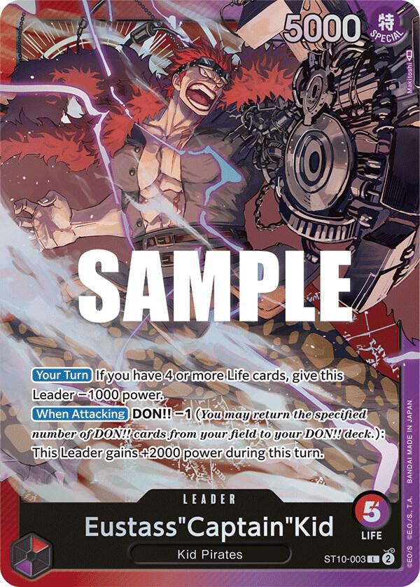 Eustass"Captain"Kid (003) ST10-003 Ultra Deck: The Three Captains One Piece Foil