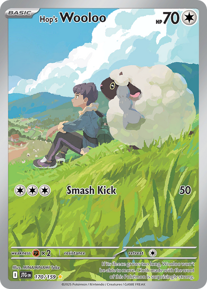 Hop's Wooloo 170/159 Journey Together Pokemon Holo Illustration Rare