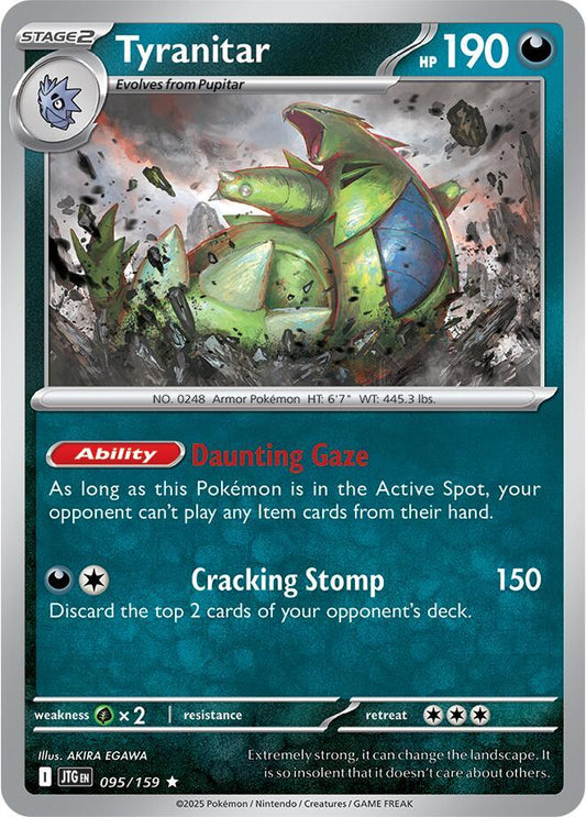 Tyranitar 095/159 Rare SV09: Journey Together NM