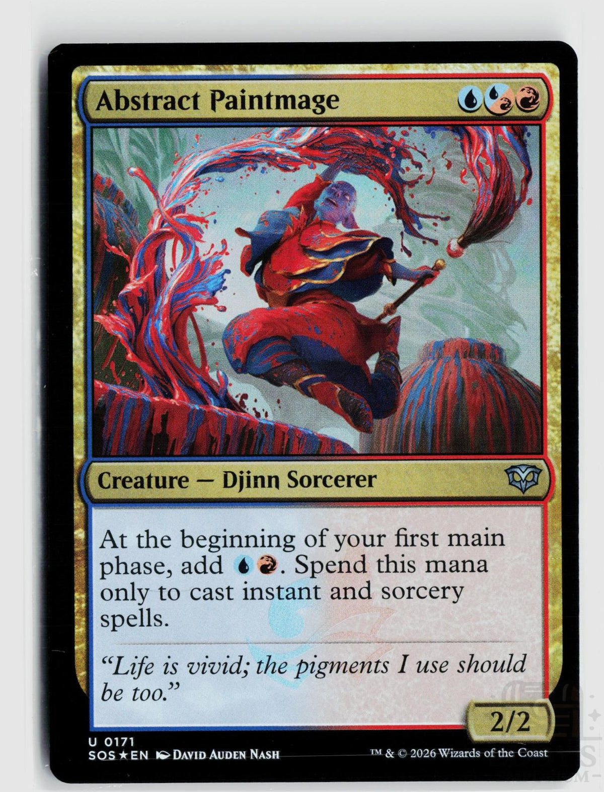 Abstract Paintmage 171 Secrets of Strixhaven Magic: The Gathering Foil Uncommon