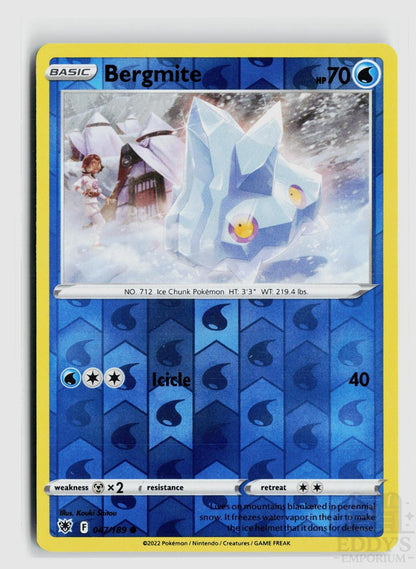 Bergmite 047/189 Astral Radiance Pokemon Reverse Holo Common NM