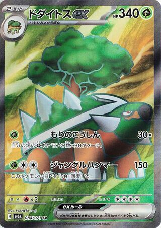 Torterra EX 084/071 Wild Force Pokemon Japanese Holo Super Rare