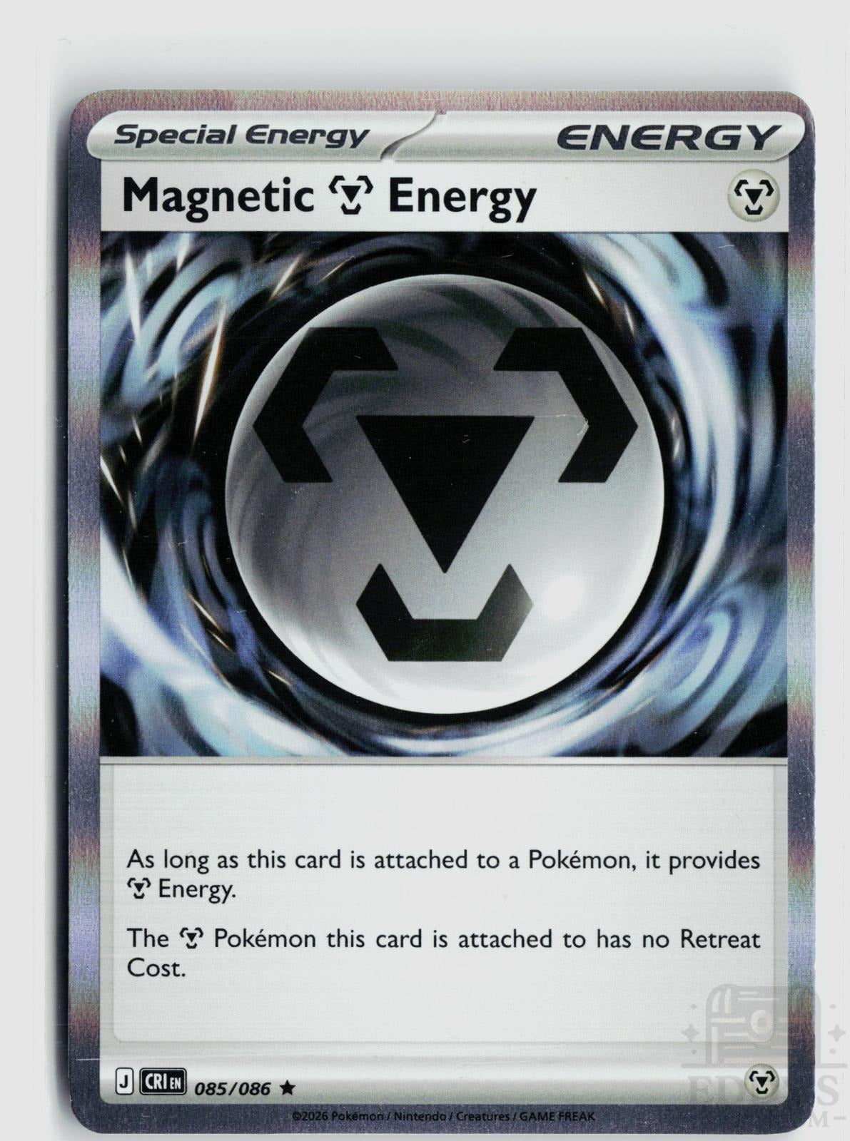 Magnetic M Energy 085/086 Chaos Rising Pokemon Holo Rare NM