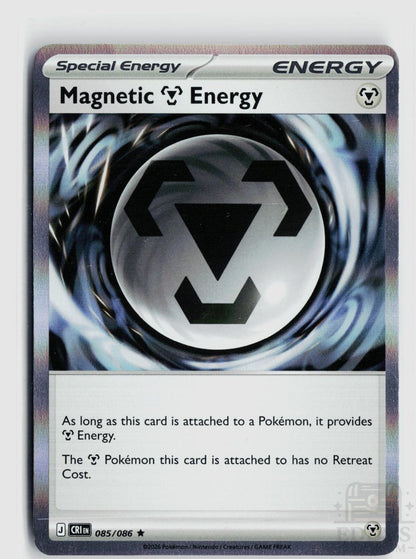 Magnetic M Energy 085/086 Chaos Rising Pokemon Holo Rare NM
