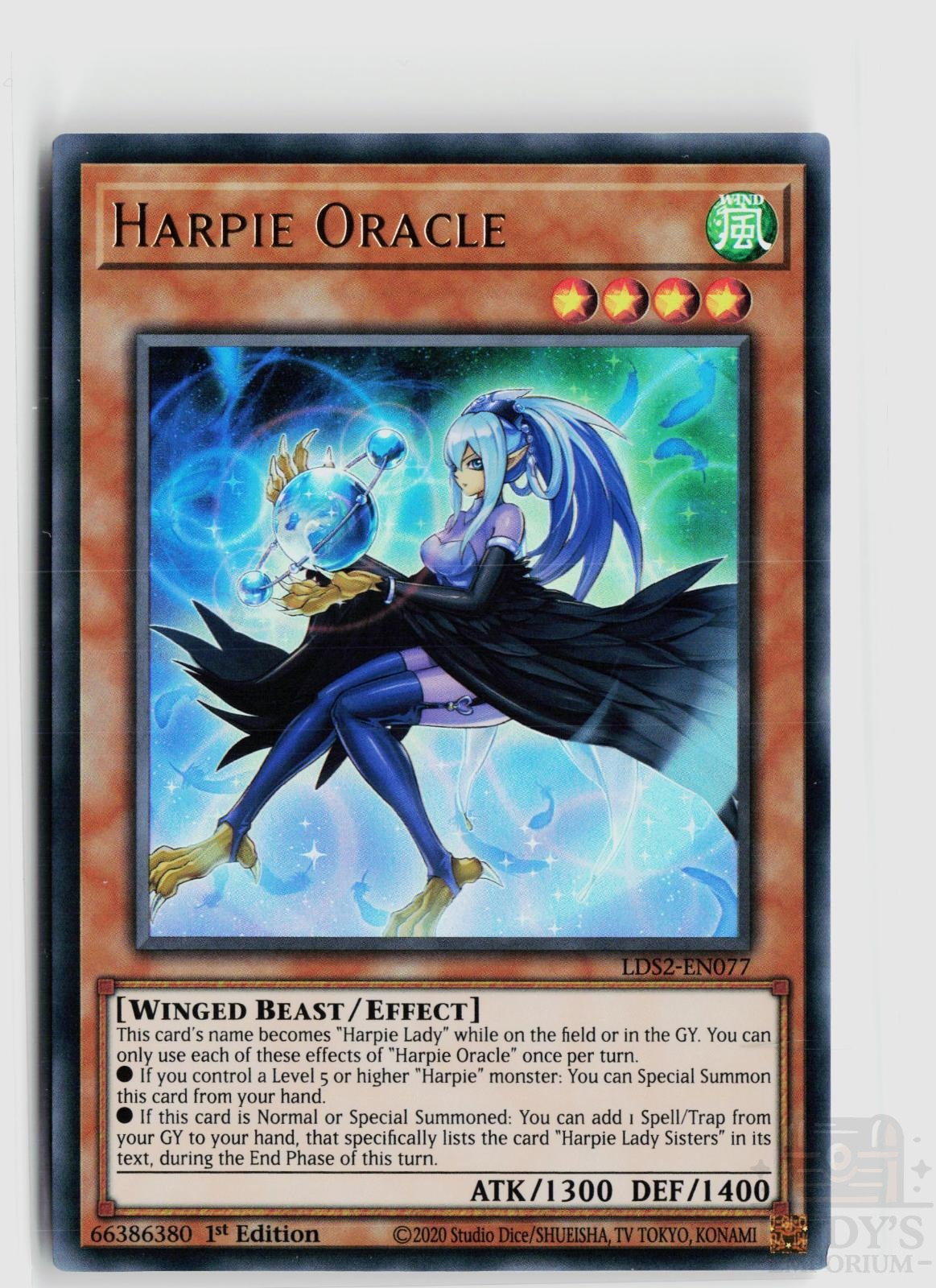 Harpie Oracle LDS2-EN077 Legendary Duelists: Season 2 Yu-Gi-Oh 1st Edition NM