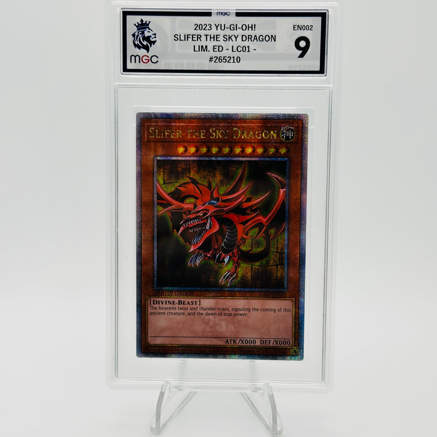 Slifer The Sky Dragon (QCSR 1st Ed) - LC01-EN002 - MGC 9