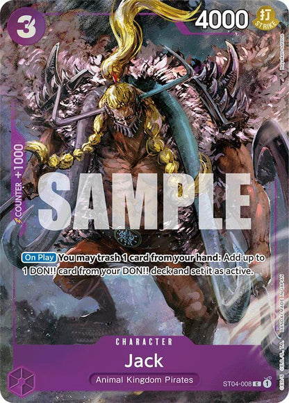 Jack (Premium Card Collection -BANDAI CARD GAMES Fest. 23-24 Edition-) ST04-008 One Piece Promotion Cards One Piece Foil