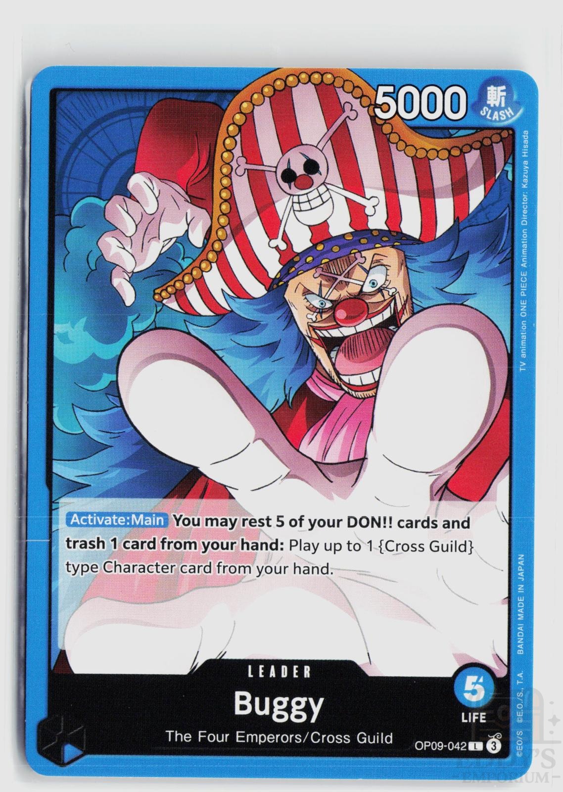 Buggy (042) OP09-042 Emperors in the New World One Piece Leader