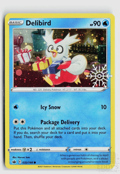 Delibird (Holiday Calendar) 032/198 Miscellaneous Cards & Products Pokemon Holo