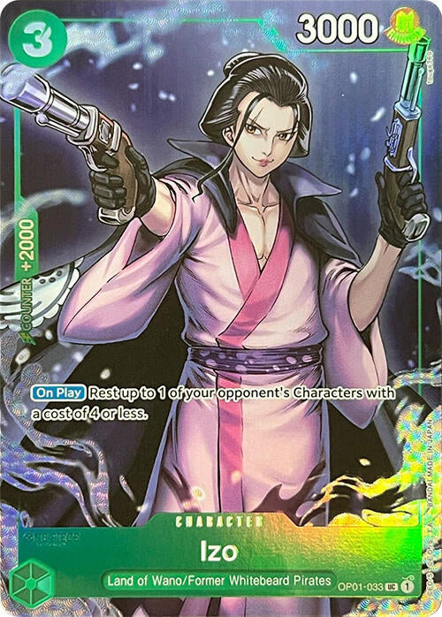 Izo (Premium Card Collection -BANDAI CARD GAMES Fest. 23-24 Edition-) OP01-033 One Piece Promotion Cards One Piece Foil