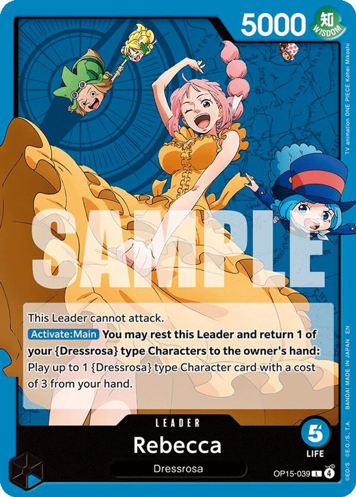 Rebecca OP15-039 Adventure on Kami's Island One Piece Leader