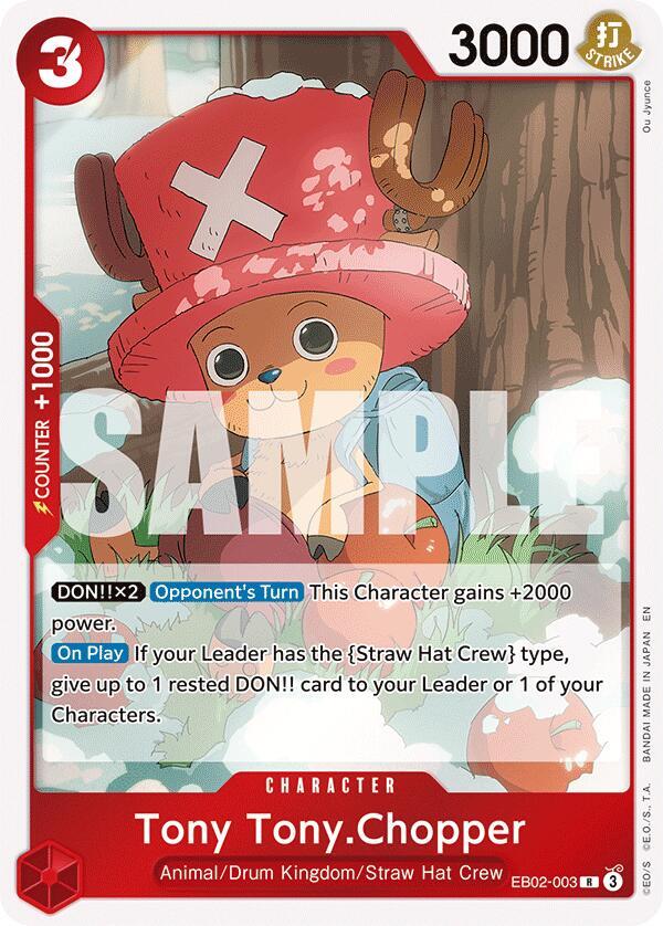 Tony Tony.Chopper EB02-003 Extra Booster: Anime 25th Collection One Piece Foil