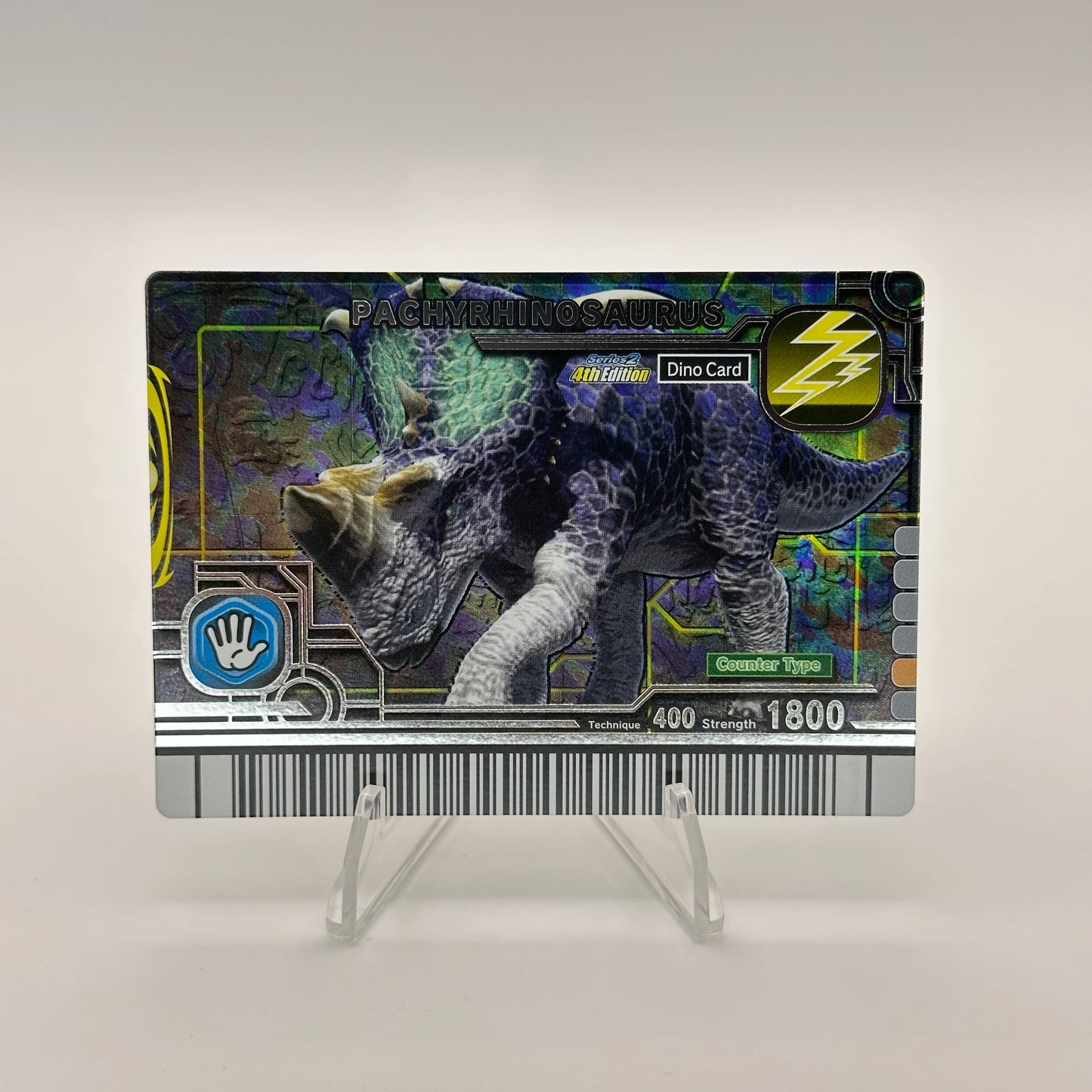 Pachyrhinosaurus - 005-Dino - SEGA Dinosaur King S2 4th Edition Holo