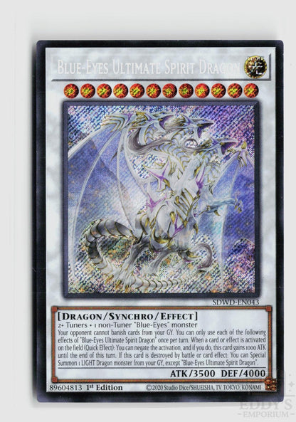 Blue-Eyes Ultimate Spirit Dragon SDWD-EN043 Yu-Gi-Oh Structure Deck: Blue-Eyes White Destiny