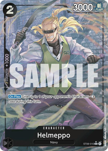 Helmeppo (Full Art) ST06-010 Premium Booster -The Best- One Piece Foil Common