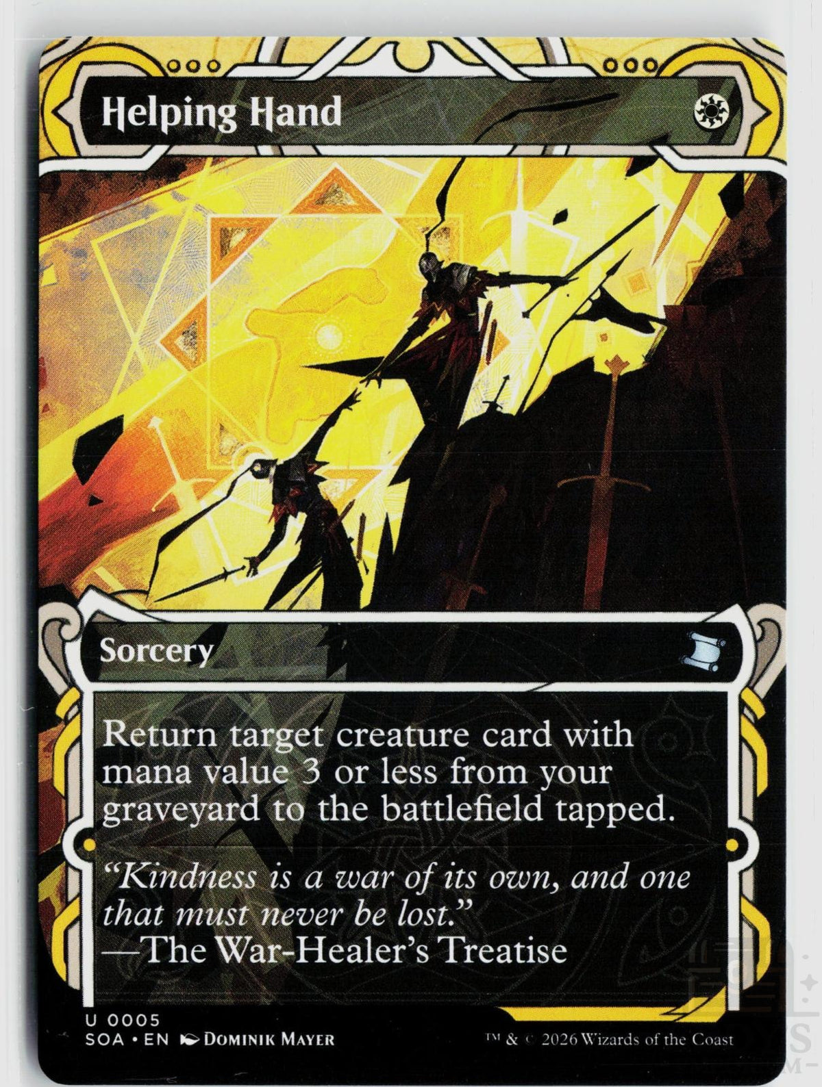 Helping Hand 5 Secrets of Strixhaven: Mystical Archive Magic: The Gathering