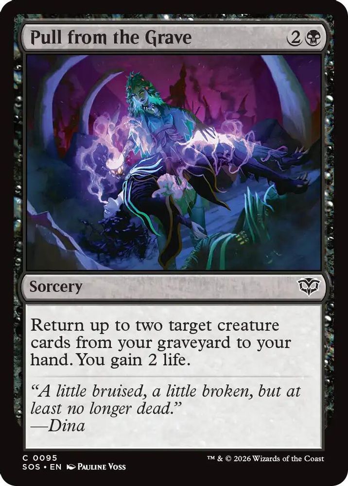 Pull from the Grave 95 Secrets of Strixhaven Magic: The Gathering Foil Common