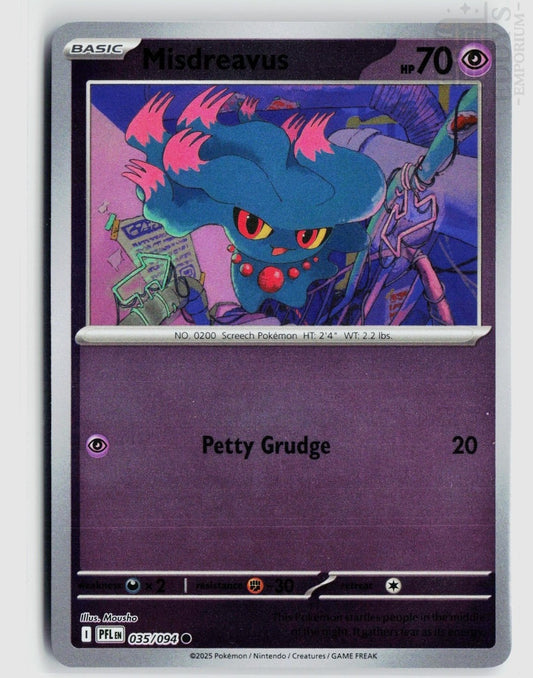 Misdreavus 035/094 Phantasmal Flames Pokemon Reverse Holo