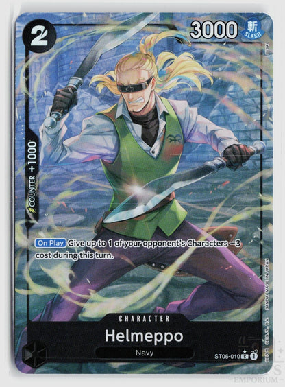 Helmeppo (Full Art) ST06-010 Premium Booster -The Best- One Piece Foil Common