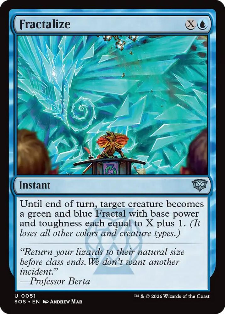Fractalize 51 Secrets of Strixhaven Magic: The Gathering Foil Uncommon