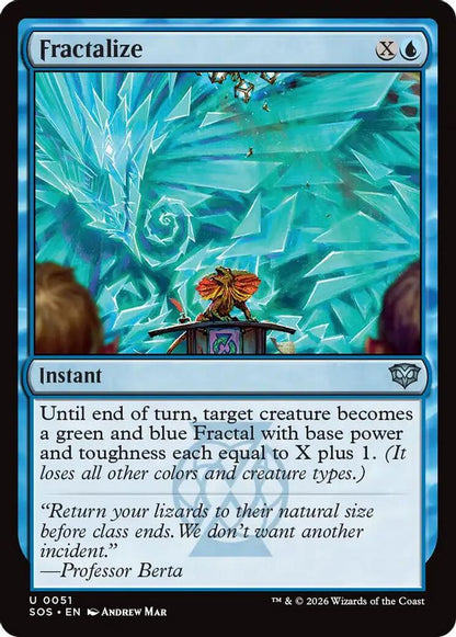 Fractalize 51 Secrets of Strixhaven Magic: The Gathering Foil Uncommon
