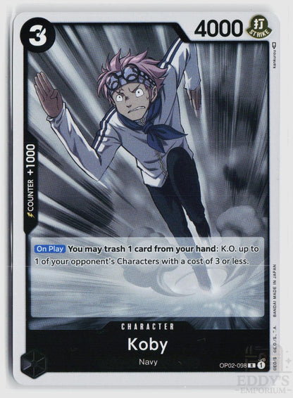 Koby OP02-098 Paramount War One Piece Foil Rare
