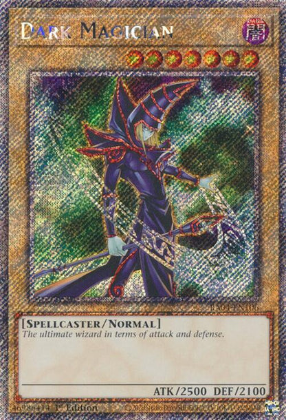 Dark Magician (6th Art) (Platinum Secret Rare) RA04-EN106 Yu-Gi-Oh Quarter Century Stampede