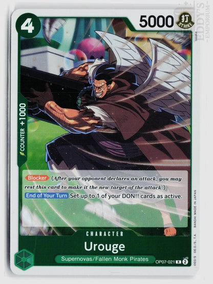 Urouge (Reprint) OP07-021 Premium Booster -The Best- Vol. 2 One Piece Foil Rare