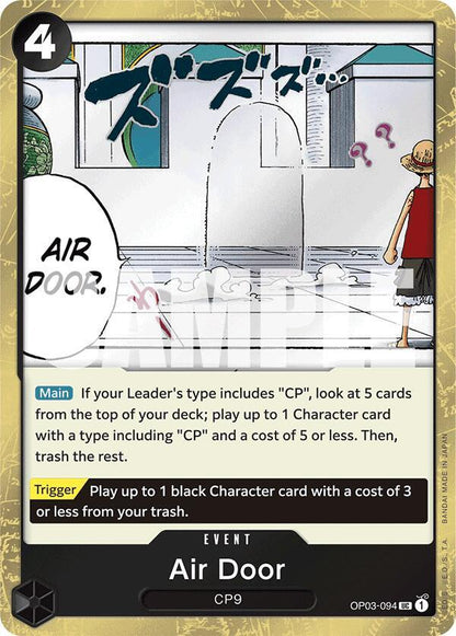 Air Door (Jolly Roger Foil) OP03-094 Premium Booster -The Best- One Piece