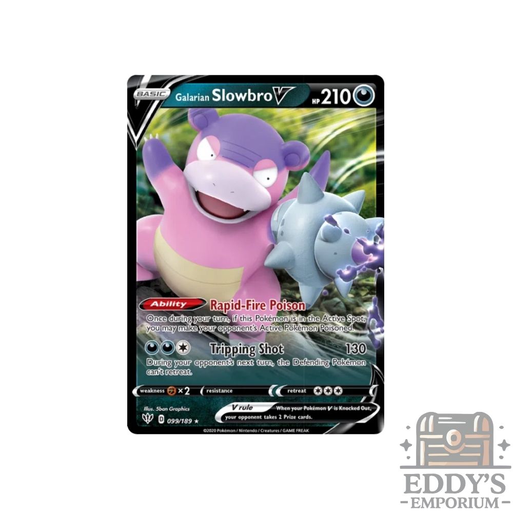 Galarian Slowbro V - 099/189 - Darkness Ablaze
