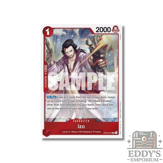 One Piece CG: Izo - OP03-003 (PRB) - Foil English