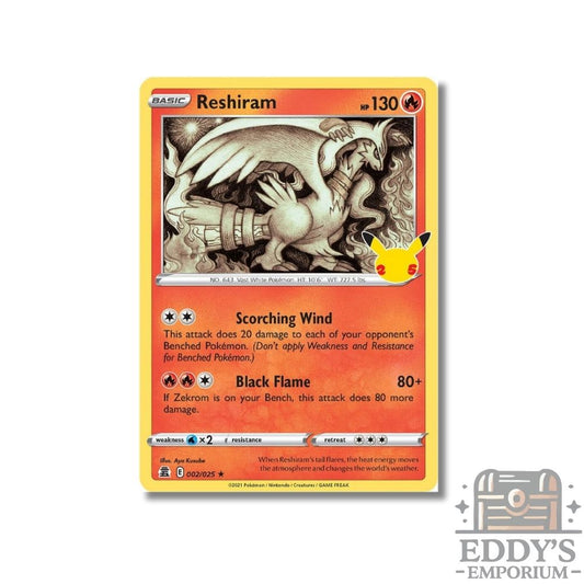 Reshiram 002/025 - Celebrations - Holo