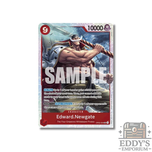 One Piece CG: Edward.Newgate - OP02-004 (PRB) - Foil English