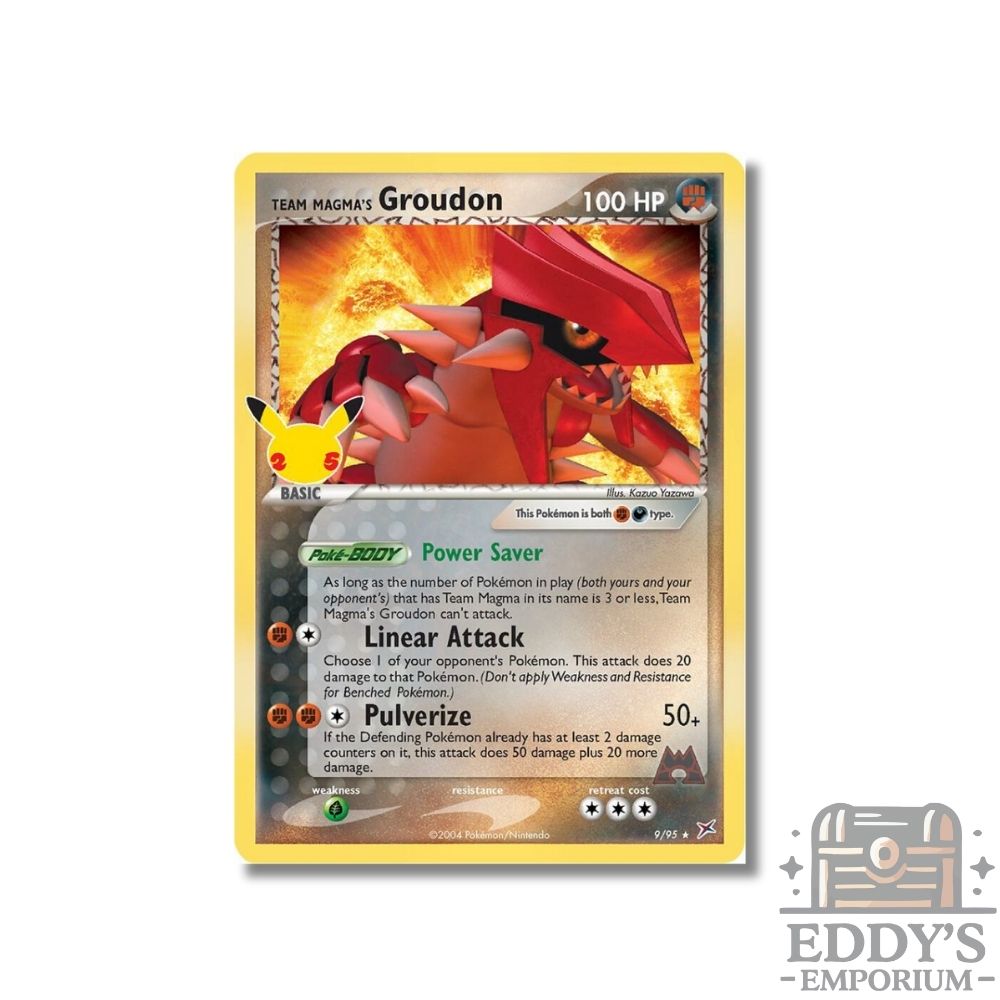 Team Magma Groudon 9/95 - Celebrations - Holo