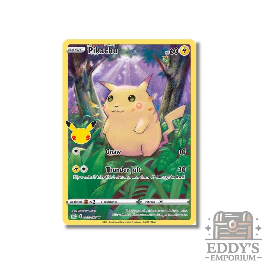 Pikachu 005/025 - Celebrations - Holo