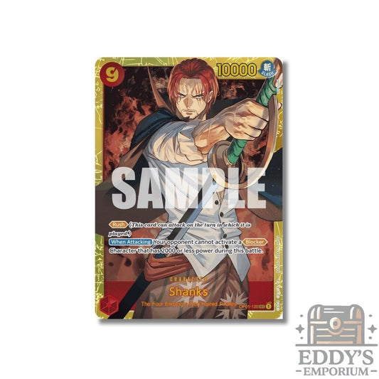 One Piece CG: Shanks - OP01-120 (PRB) - Foil English