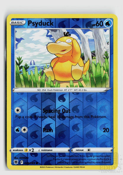Psyduck 028/189 Astral Radiance Pokemon Reverse Holo Common NM
