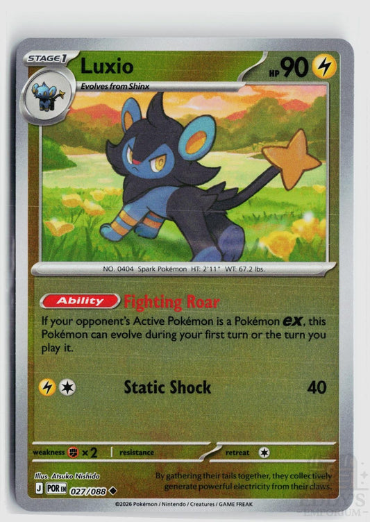 Luxio 027/088 Perfect Order Pokemon Reverse Holo