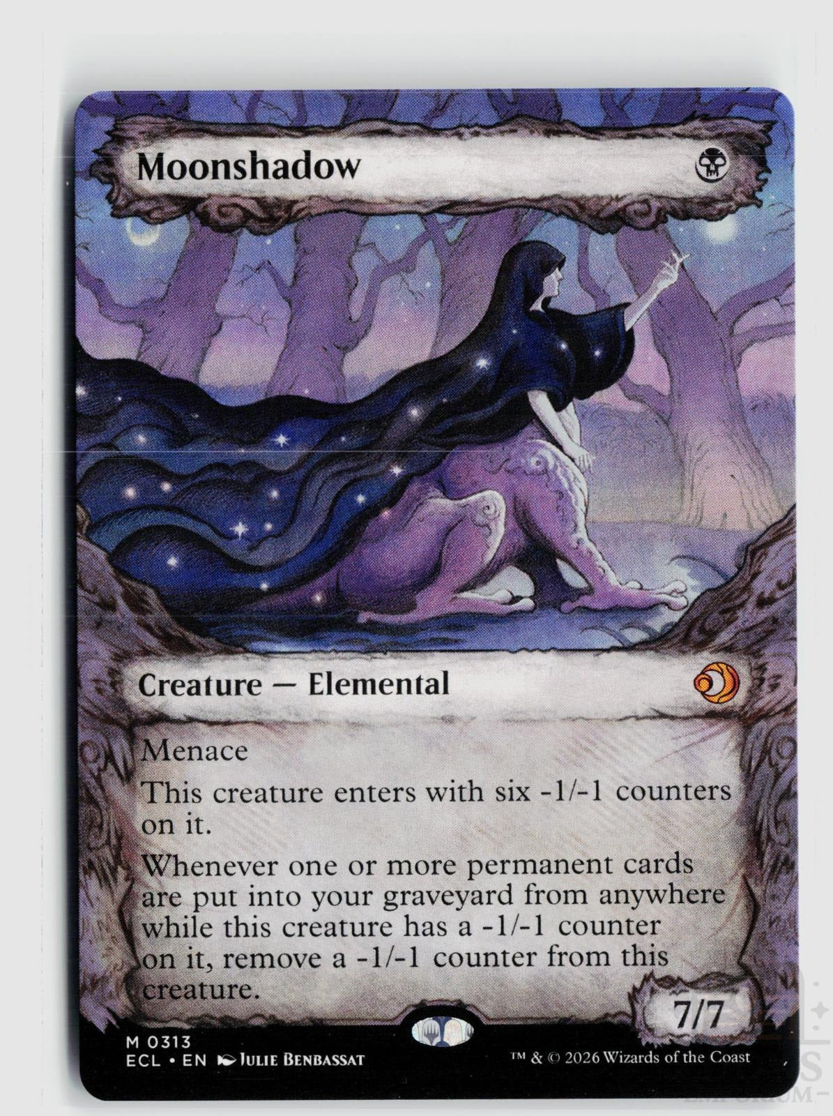 Moonshadow (0313) (Showcase) 313 Lorwyn Eclipsed Magic: The Gathering Mythic