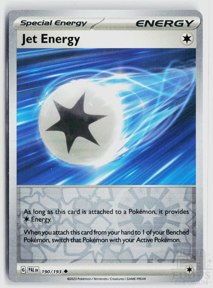 Jet Energy 190/193 Paldea Evolved Pokemon Reverse Holo Uncommon NM