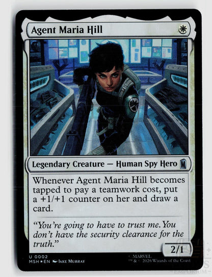 Agent Maria Hill 2 Marvel Super Heroes Magic: The Gathering Foil