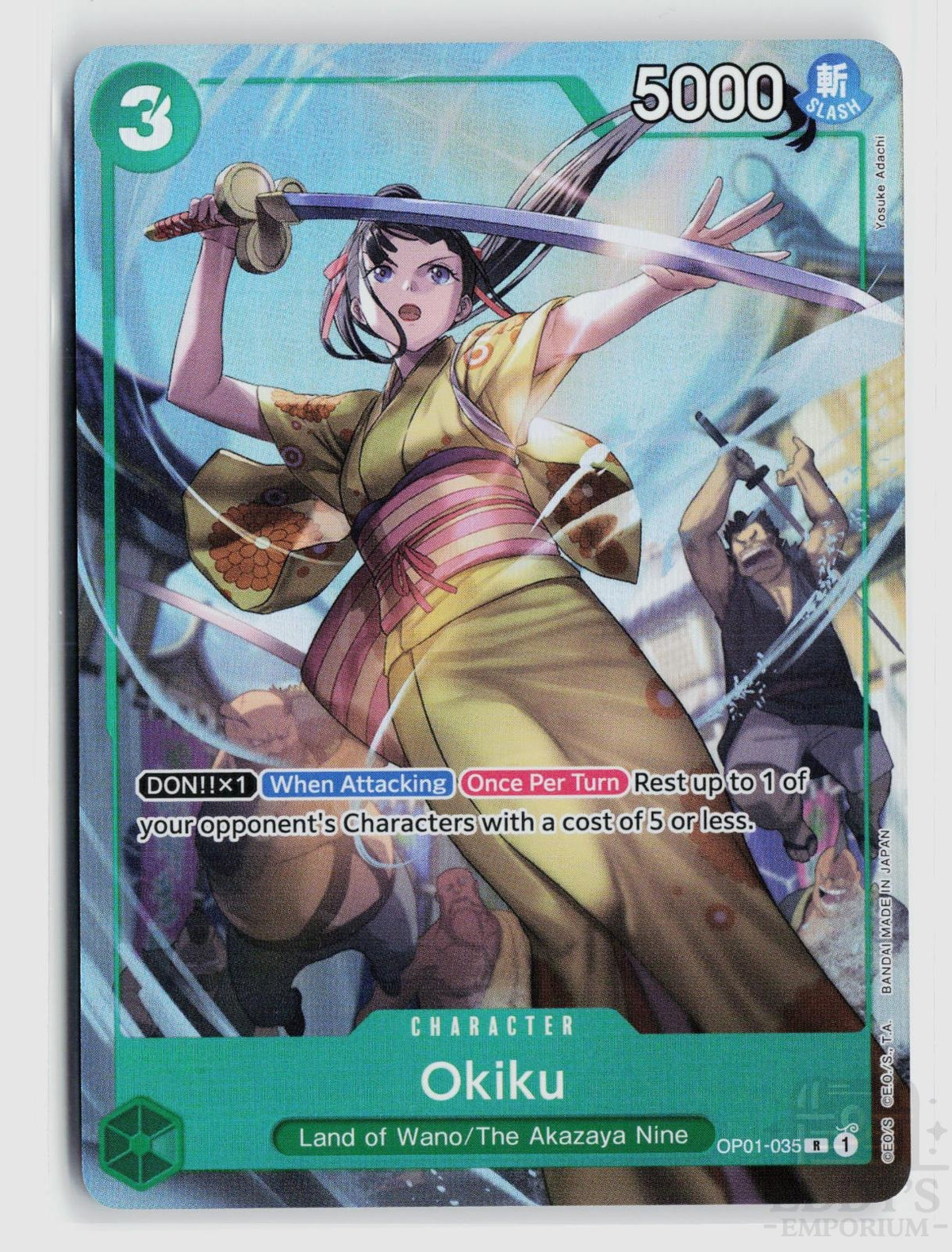 Okiku (Premium Card Collection -BANDAI CARD GAMES Fest. 23-24 Edition-) OP01-035 One Piece Promotion Cards One Piece Foil