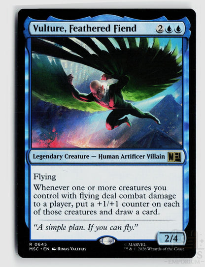 Vulture, Feathered Fiend 645 Commander: Marvel Super Heroes Magic: The Gathering