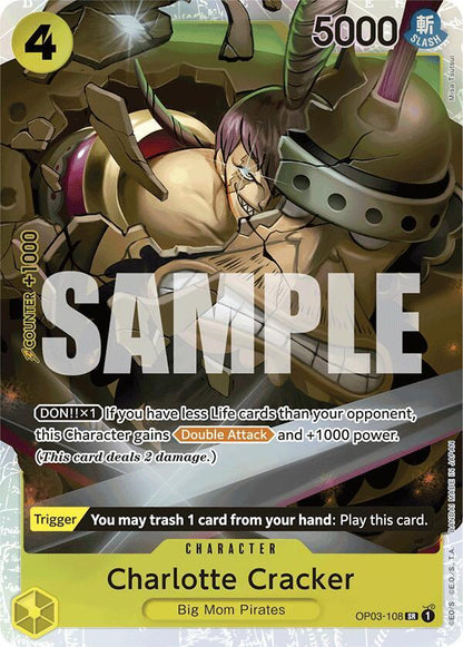 Charlotte Cracker (Reprint) OP03-108 Premium Booster -The Best- One Piece Foil